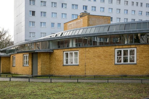 Dessau former labour office 1928-29 by Walter Gropius Partial view
