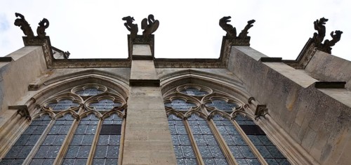 Fontaine-Chaalis, Royal Abbey of Chaalis, Chapelle Ste-Marie de l'Abbé, Grotesque animal sculptures