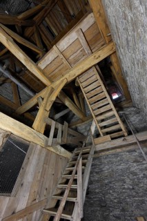West tower, chair under the belfry, staircase church St., church St., St., St., Saint