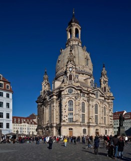 View from south-west 1726-43 by George Bähr, St., St., Saint