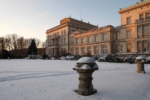 Essen, Villa Hügel in the snow