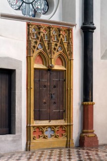 Choir, reliquary from the 14th century, closed, St., Sankt, Saint