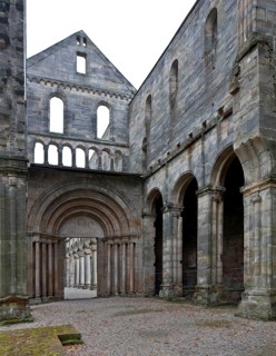 Paulinzella Thuringia Monastery ruins 73027 Main construction period 1105-24 since 16-17th century