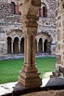 Magdeburg Monastery of Our Lady South window of the well house built in the 12th century View from
