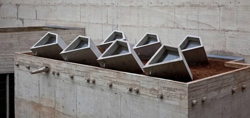 Éveux near Lyon, Sainte-Marie de La Tourette monastery, 1956-1960 by Le Corbusier, LIGHT CHANNELS