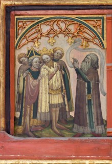Rood screen balustrade, Elisabeth legend, St., Saint, Saint