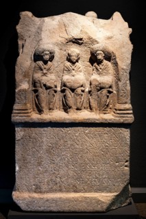 Krefeld, Museum Burg Linn, Archaeological Museum, Roman memorial stone