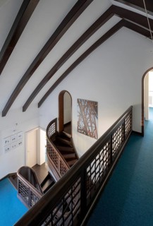 Former Steinert House, built in 1929 by Hans Poelzig, staircase