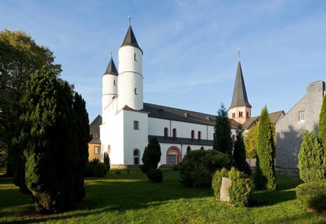 Monastery church from south-west, St., Sankt, Saint