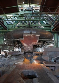 Oldest blast furnace in the Ruhr area, tapping hall