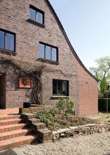 Former Steinert House, built in 1929 by Hans Poelzig, entrance area north-west side after