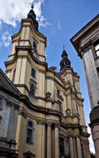 Built 1714-27, view from south, St., Sankt, Saint