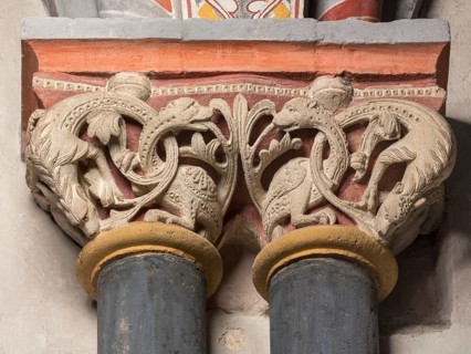 Brauweiler near Pulheim, St Nicholas Abbey Church, choir, blind arcades on the south wall, double