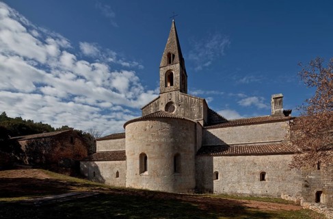 Cistercian monastery founded in 1146, church from north-east, St., Sankt, Saint