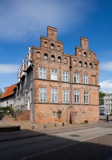 Lübeck, Jakobi pastors' houses on Koberg