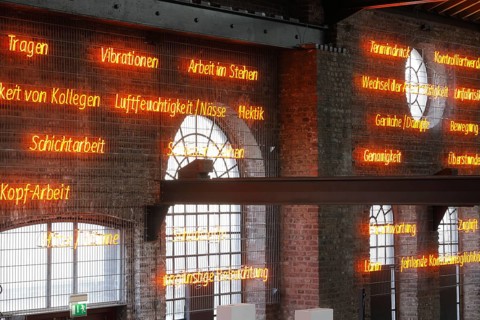 Museum of Heavy Industry, Exhibition: Light installation