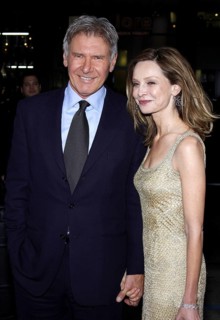 Calista Flockhart and Harrison Ford at the Los Angeles premiere of 'Extraordinary Measures' held at