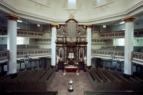 Interior view to the east, architect Cay Dose, St., St., Saint