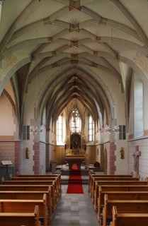 View to the west (without altar cloth), St., Sankt, Saint