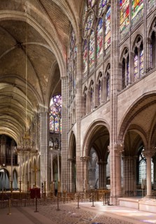 View from the choir to the north-west, St., Sankt, Saint