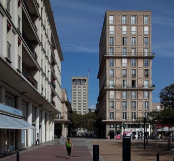Reconstruction buildings after the Second World War, chief planner Auguste Perret, town hall at the