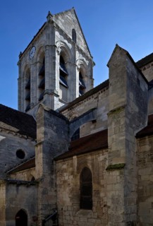 View of the choir tower from the north-west, motif of one of Vincent van Gogh's last paintings
