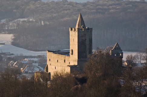 Rudelsburg Castle, Winter
