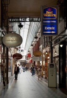 Covered shopping arcade