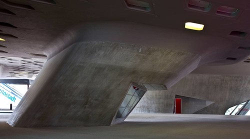 Wolfsburg, Science Museum phæno (phaeno), 2001-2005 by Zaha Hadid