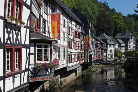 Monschau, half-timbered houses