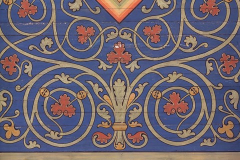 Built in 1893, ceiling paintings by Adolf Quensen, St., Sankt, Saint