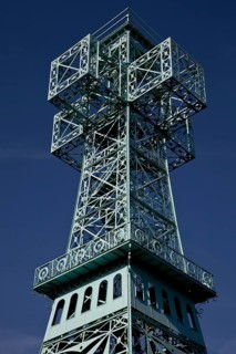 Double cross from south-west 1896, height 38m after wooden predecessor by Schinkel 1833