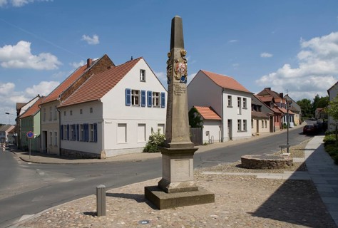 Belzig, Electoral Saxon postal pillar