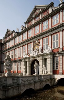 Wolfenbüttel, palace, façade and entrance from the Baroque period