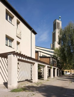 Berlin, Gustav-Adolf-Kirche, built 1932-1934 by Otto Bartning