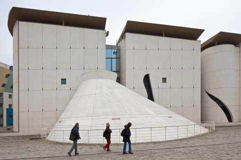 Paris, Cite de la musique, architect Christian de Portzamparc opened in 1995