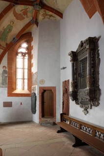South aisle, entrance to the tower staircase Church of St., Church of St., St., St., Saint