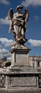 Sculpture of an angel around 1668 by pupils and after Bernini's design