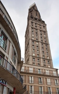 View from south-west, designed by Auguste Perret in 1942, built 1950-52, interior work completed by