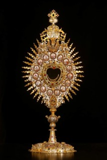 Built in 1830 by Georg Moller, rebuilt 1949-1953, Monstrance, St., Saint, Saint
