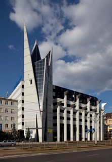 Wroclaw Breslau, office and car park of NORDEA-Bank