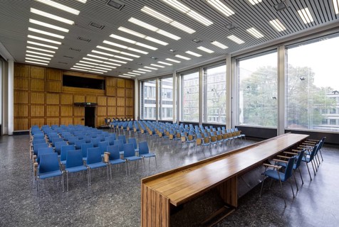 Allianzbauten am Tulpenfeld, built 1964-1969 by Hanns Dustmann, Press Centre of the German