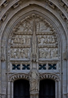 Bourges, Cathedral. Northern west portal, St., Saint, Saint