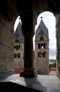 West towers, view from the north-east tower, St., Sankt, Saint