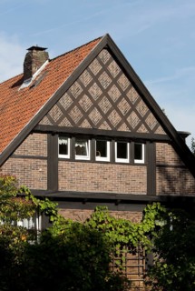 Krüllsdyk 174, Dürr House, built ca. 1933-1935, architect: Friedrich Kühnen, gabled crippled hipped
