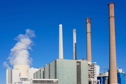 Großkrotzenburg, Bavaria, Germany, Uniper coal-fired power plant Staudinger, Power plant coal-fired