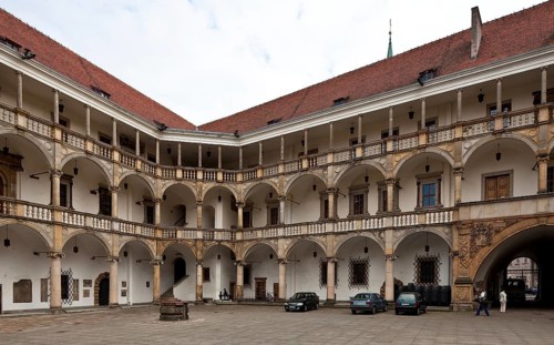 Arcaded courtyard, begun in 1544