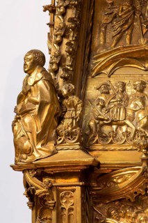 Machabean shrine (around 1520-1527) in the south transept, detail, St., Saint, Saint