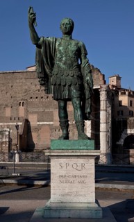 Statue of Emperor Nerva, erected in 1933