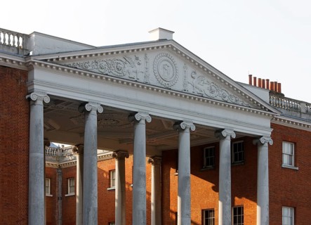 Built in 1761 by Robert Adam, east side with portico